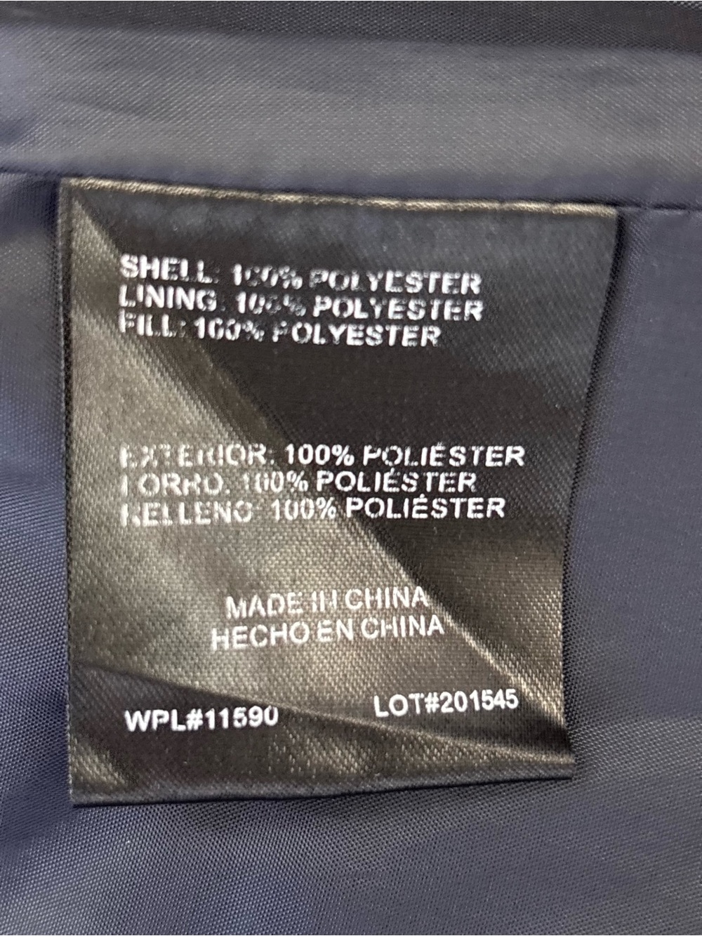 Weatherproof Navy Diamond Quilted Walker Barn Jacket Utility Puffer Coat Large - Picture 11 of 15